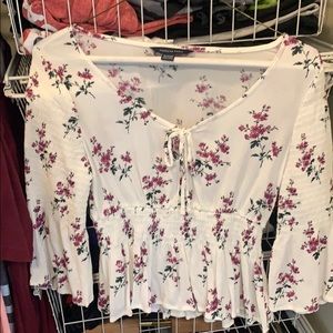Floral crop top from American Eagle